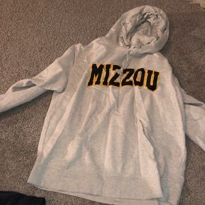 White Mizzou Hoodie